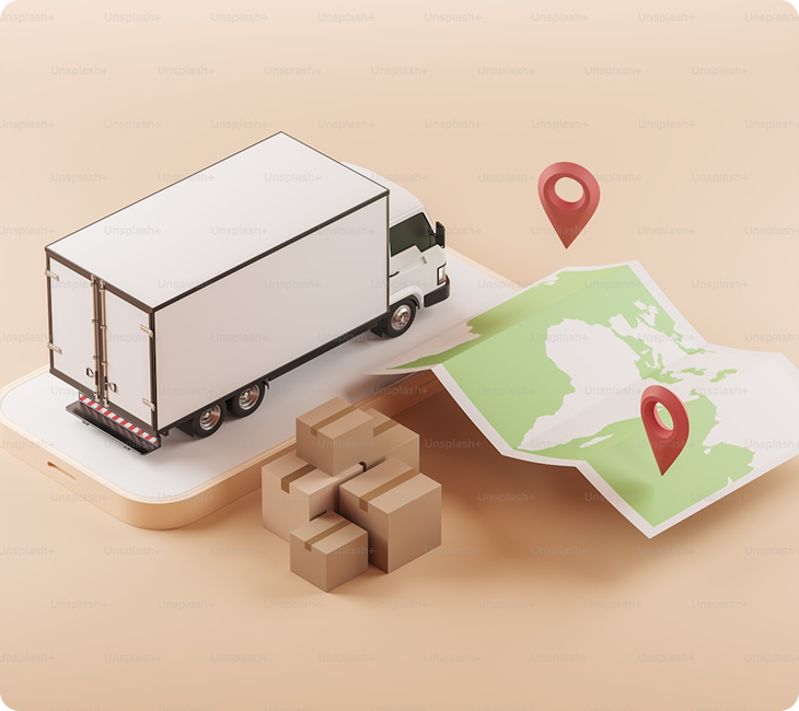 Delivery map